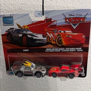 2 Pack Disney Cars Dragon Lightning McQueen and Kabuto